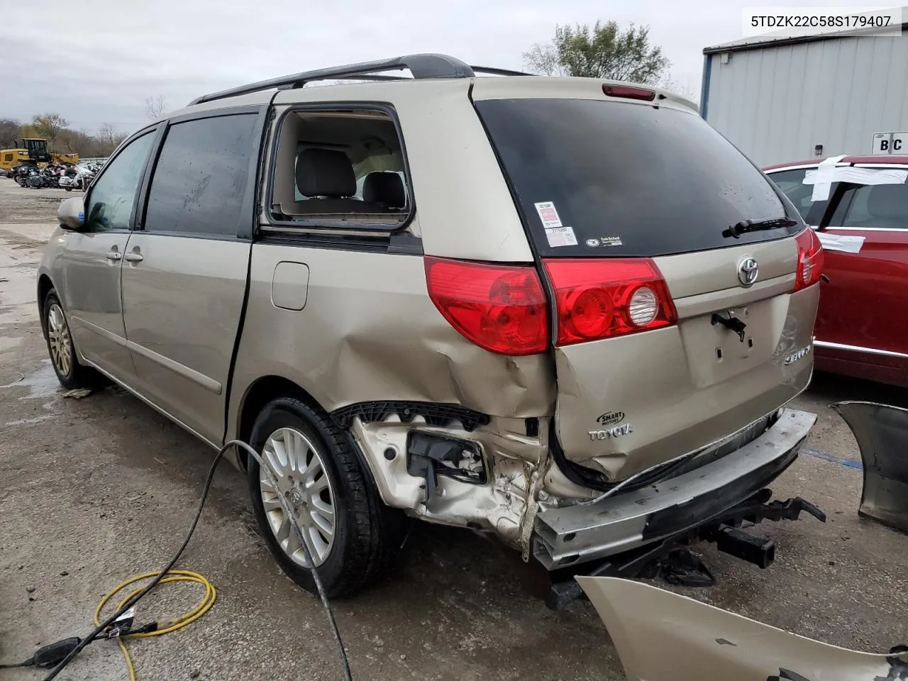 2008 Toyota Sienna Xle VIN: 5TDZK22C58S179407 Lot: 79357104