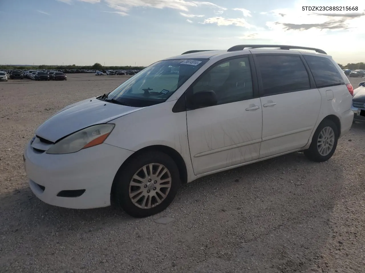 2008 Toyota Sienna Ce VIN: 5TDZK23C88S215668 Lot: 79814914