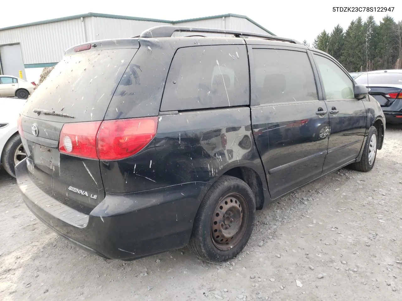 2008 Toyota Sienna Ce VIN: 5TDZK23C78S122947 Lot: 80765854