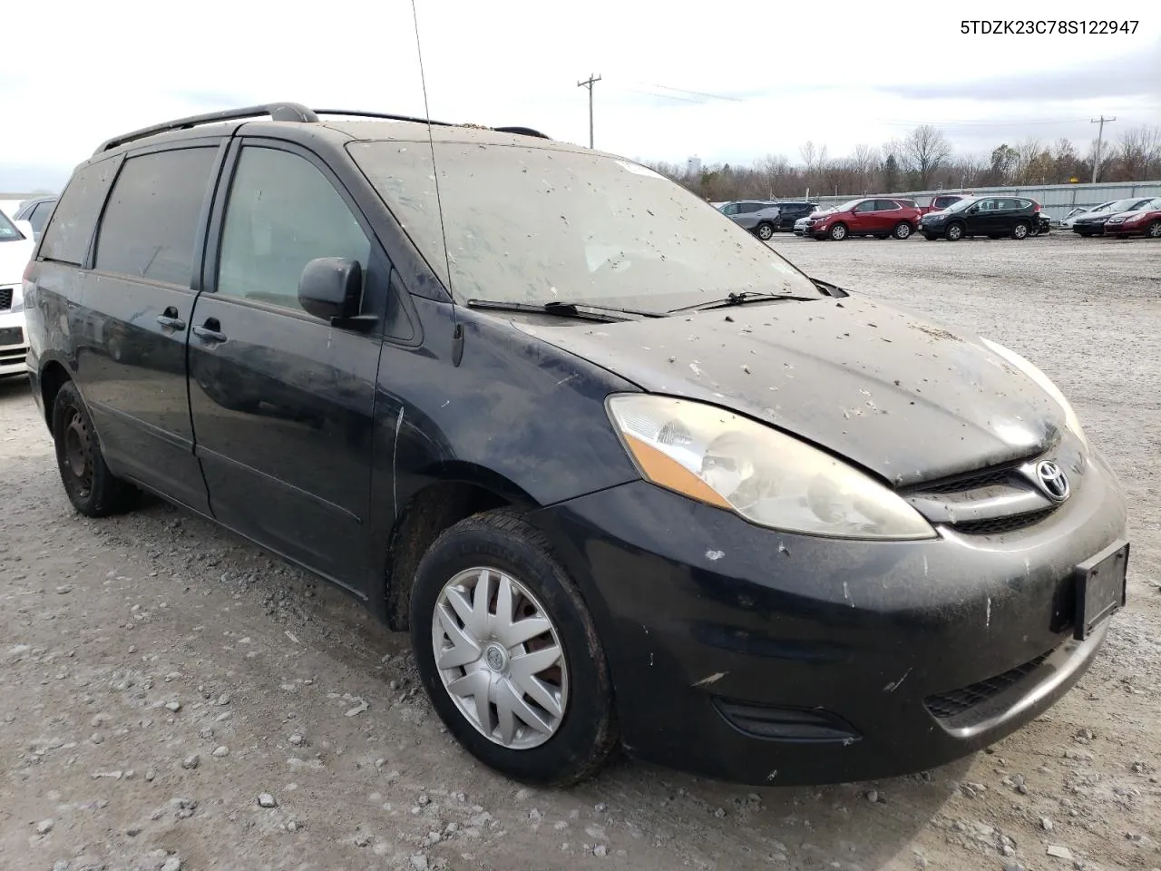 2008 Toyota Sienna Ce VIN: 5TDZK23C78S122947 Lot: 80765854