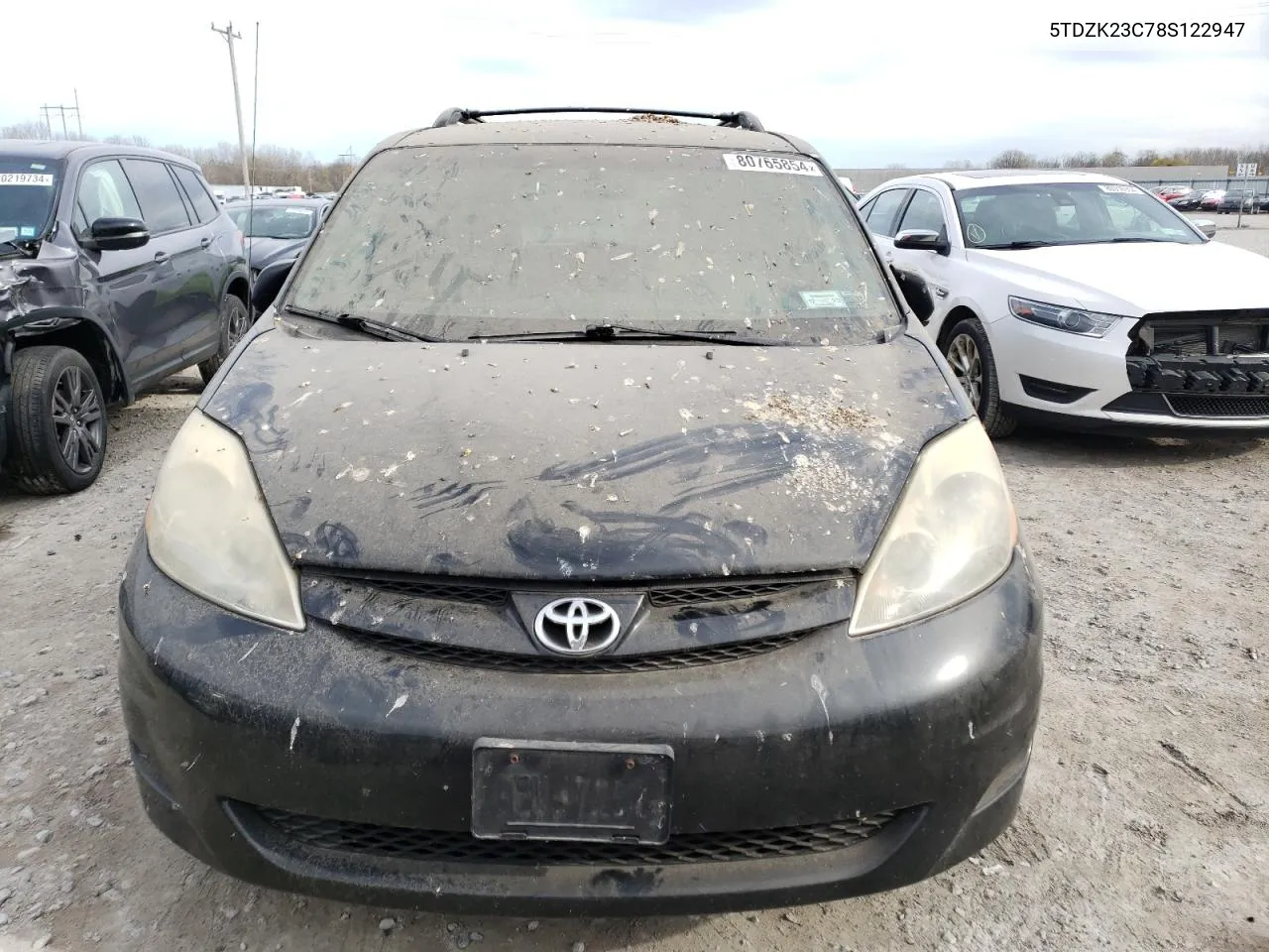 2008 Toyota Sienna Ce VIN: 5TDZK23C78S122947 Lot: 80765854