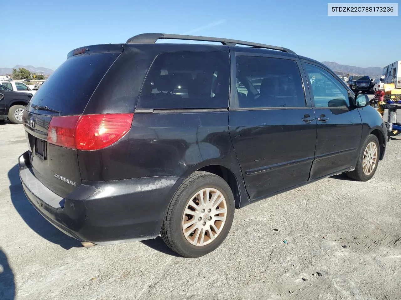 2008 Toyota Sienna Xle VIN: 5TDZK22C78S173236 Lot: 80987974