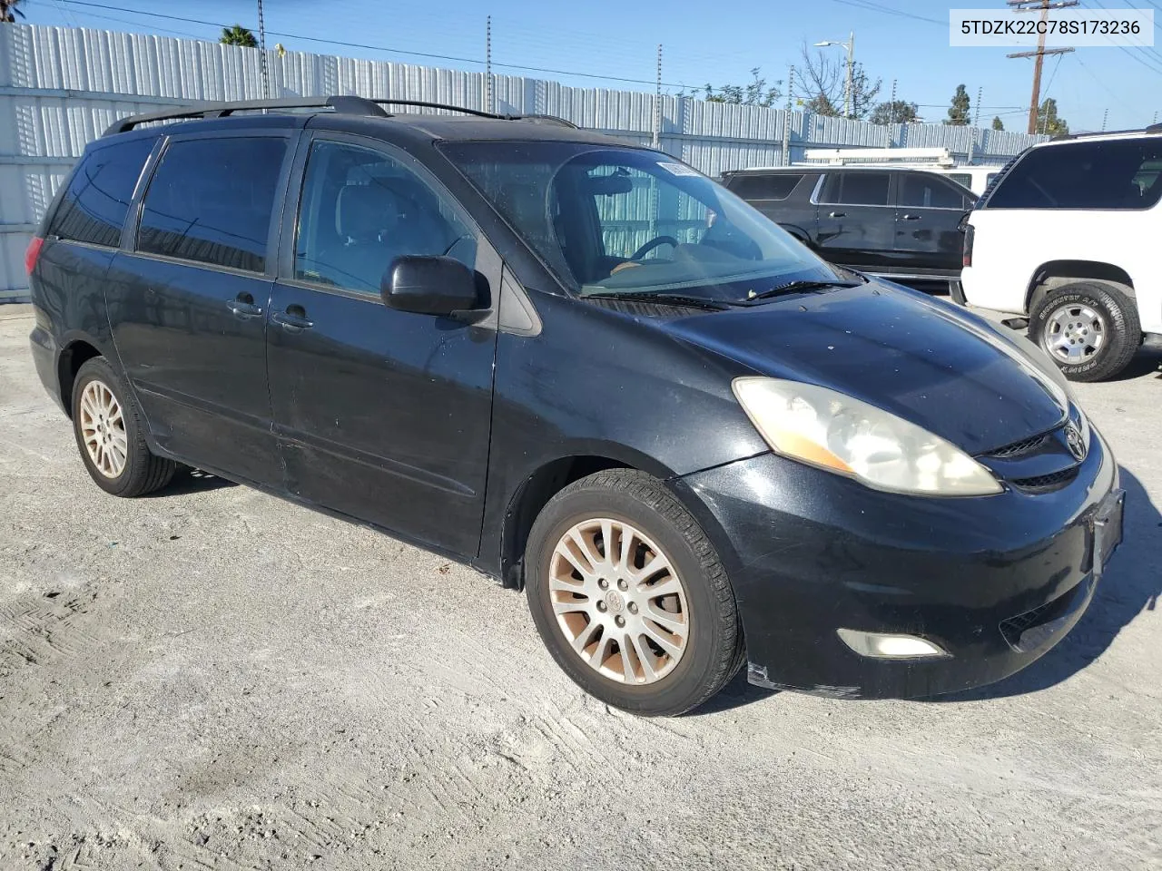 2008 Toyota Sienna Xle VIN: 5TDZK22C78S173236 Lot: 80987974