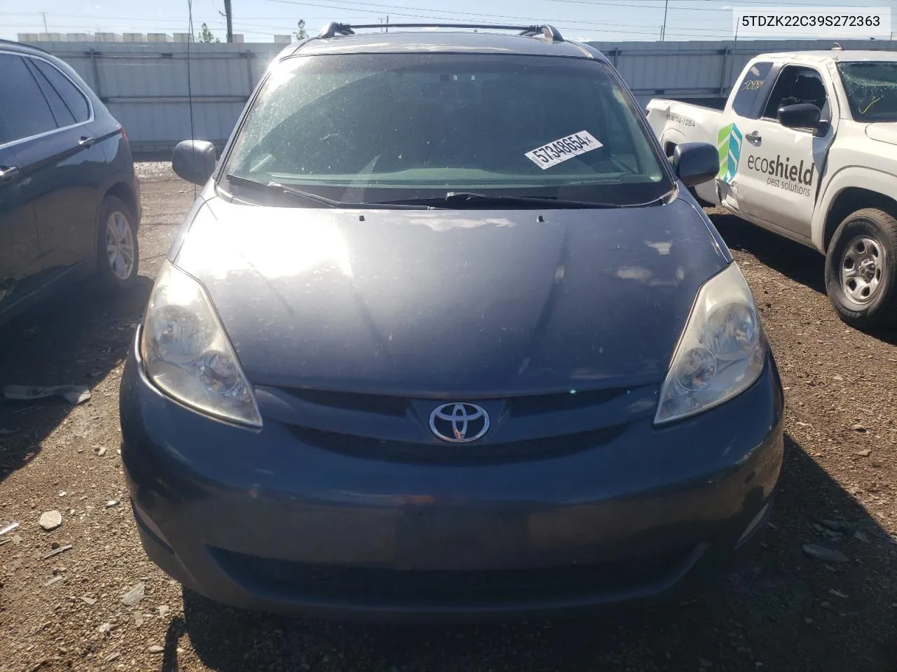 2009 Toyota Sienna Xle VIN: 5TDZK22C39S272363 Lot: 57348654