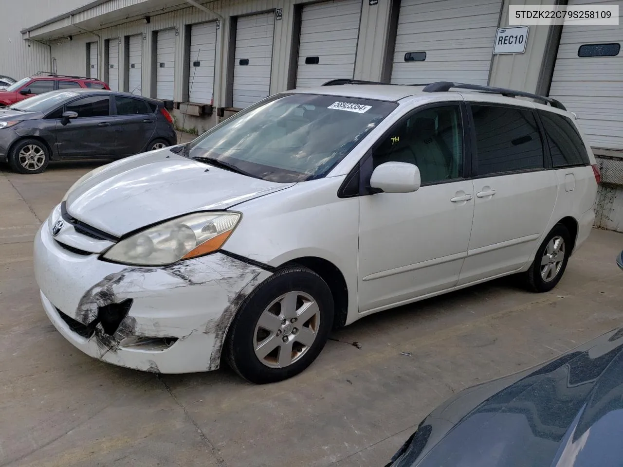 2009 Toyota Sienna Xle VIN: 5TDZK22C79S258109 Lot: 58923354