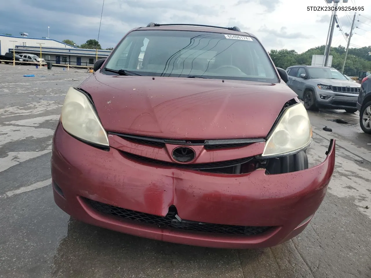 2009 Toyota Sienna Ce VIN: 5TDZK23C69S254695 Lot: 65406174