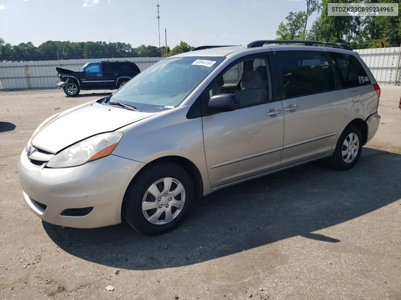 2009 Toyota Sienna Ce VIN: 5TDZK23C89S234965 Lot: 65644104