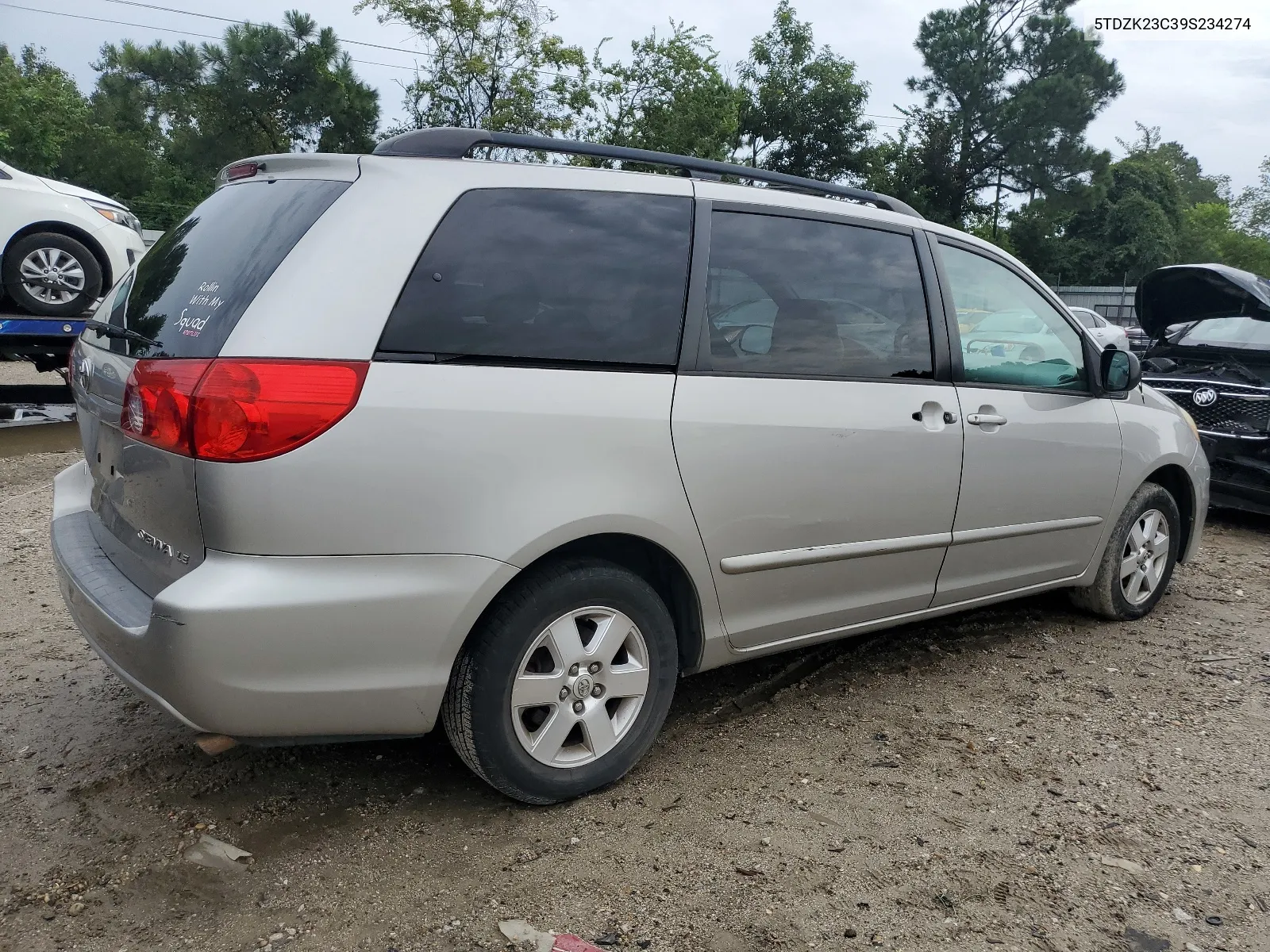 2009 Toyota Sienna Ce VIN: 5TDZK23C39S234274 Lot: 66553524