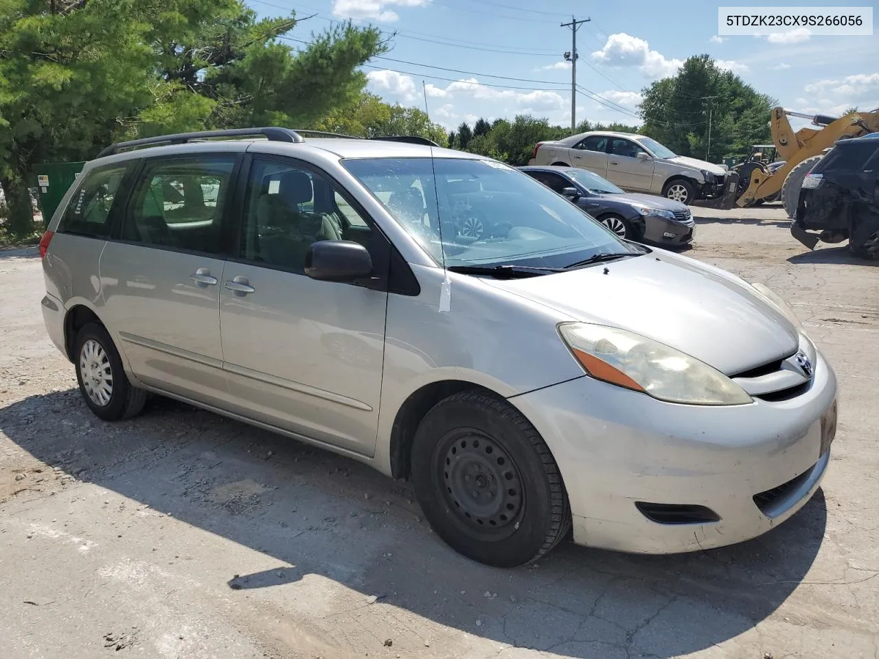 2009 Toyota Sienna Ce VIN: 5TDZK23CX9S266056 Lot: 66842874