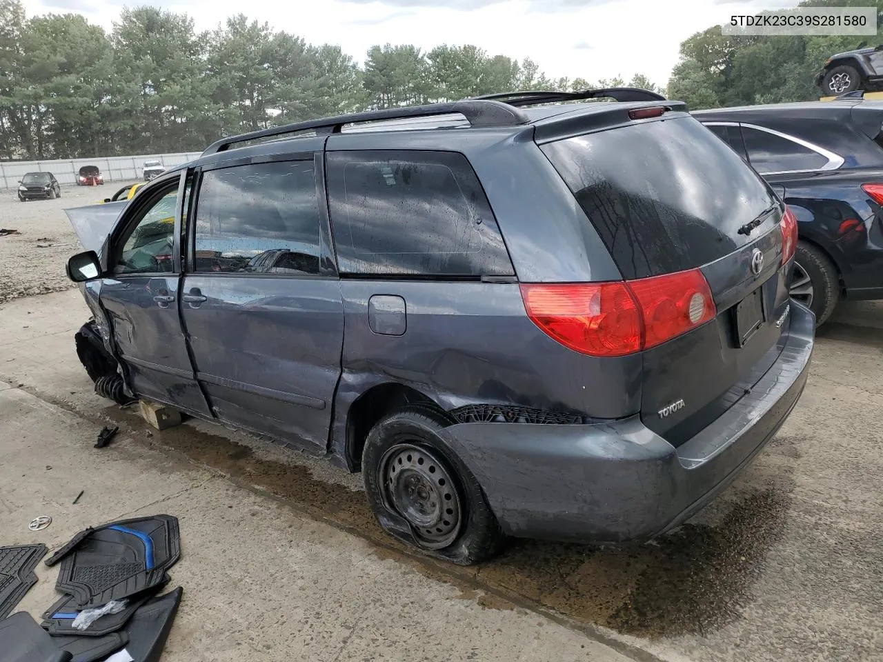 2009 Toyota Sienna Ce VIN: 5TDZK23C39S281580 Lot: 68160454