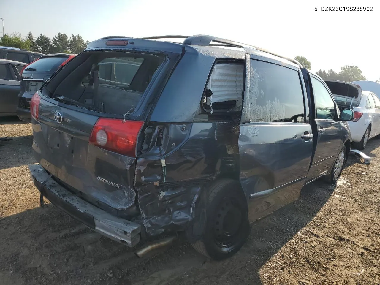 2009 Toyota Sienna Ce VIN: 5TDZK23C19S288902 Lot: 68421604