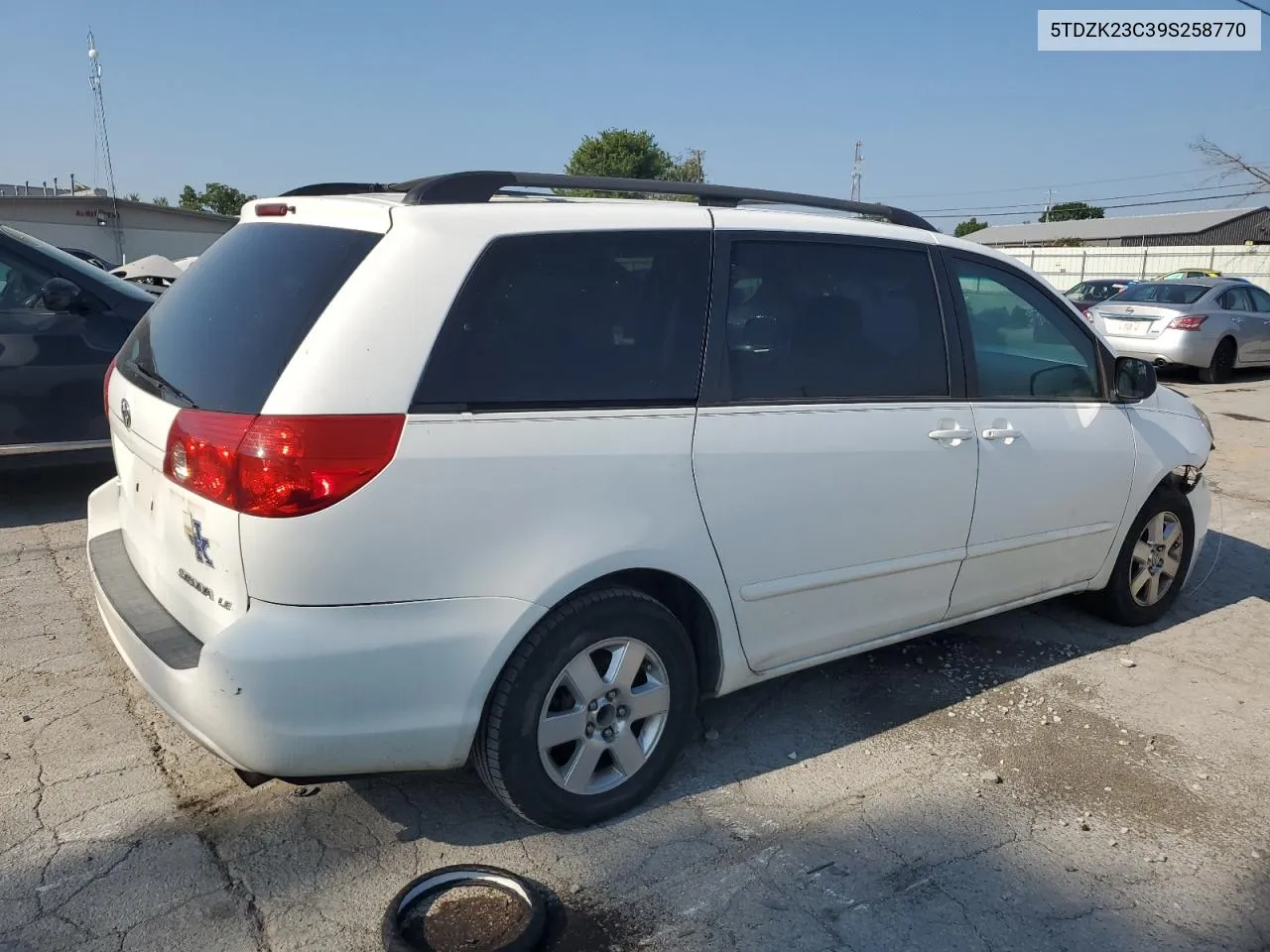 5TDZK23C39S258770 2009 Toyota Sienna Ce