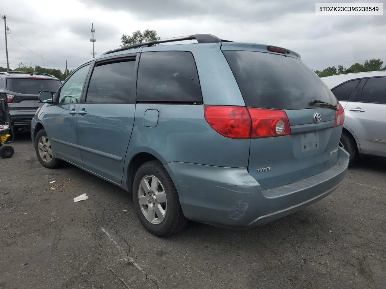 2009 Toyota Sienna Ce VIN: 5TDZK23C39S238549 Lot: 71492154