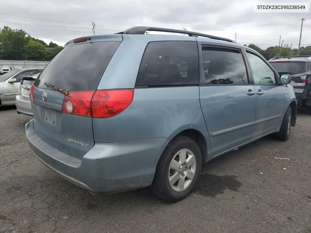 2009 Toyota Sienna Ce VIN: 5TDZK23C39S238549 Lot: 71492154