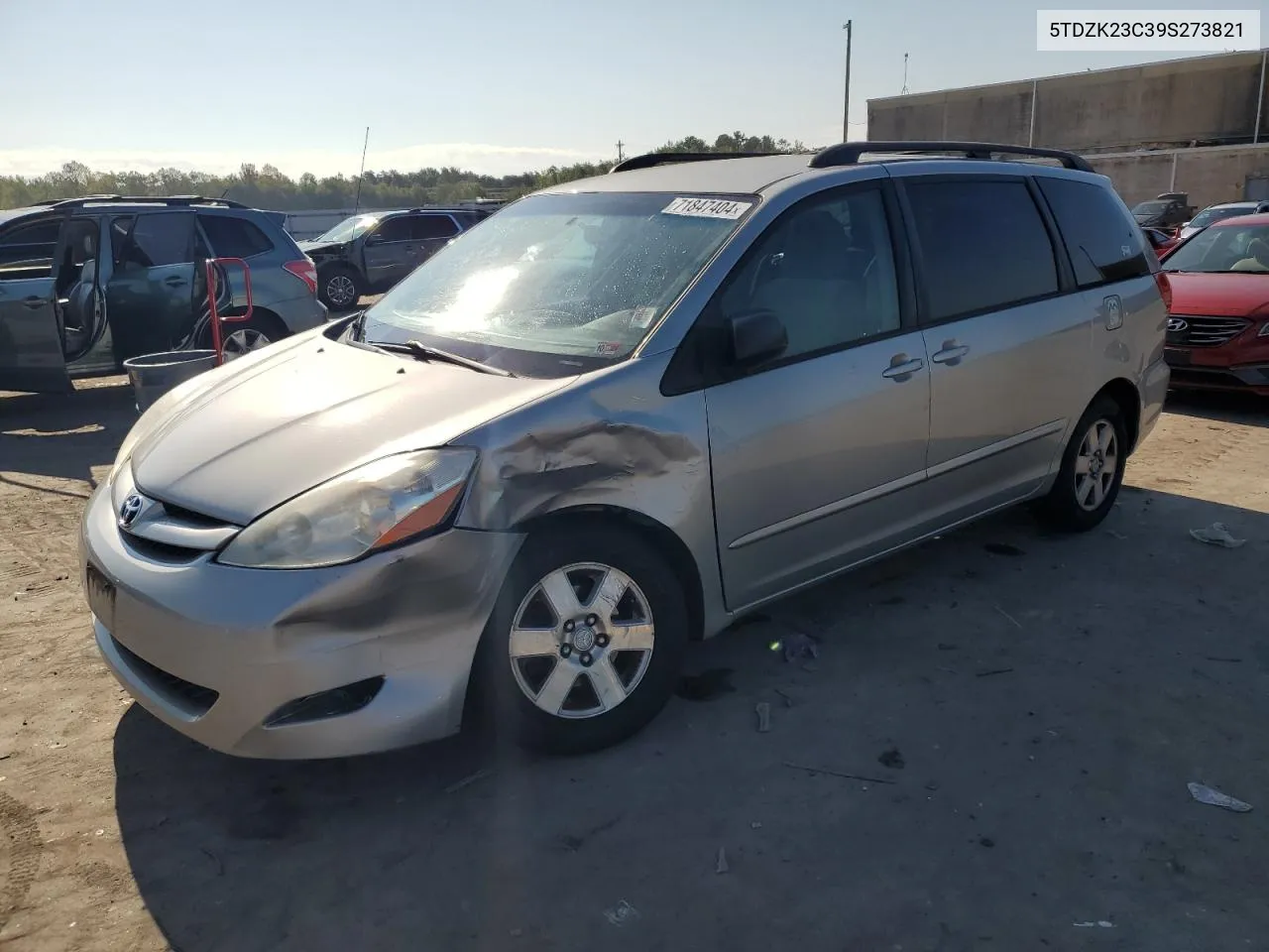 5TDZK23C39S273821 2009 Toyota Sienna Ce