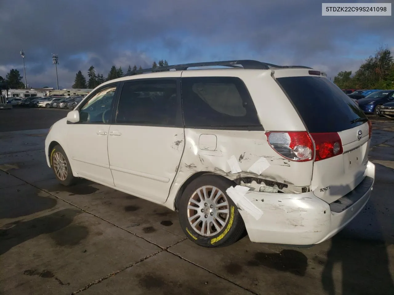 2009 Toyota Sienna Xle VIN: 5TDZK22C99S241098 Lot: 72030374