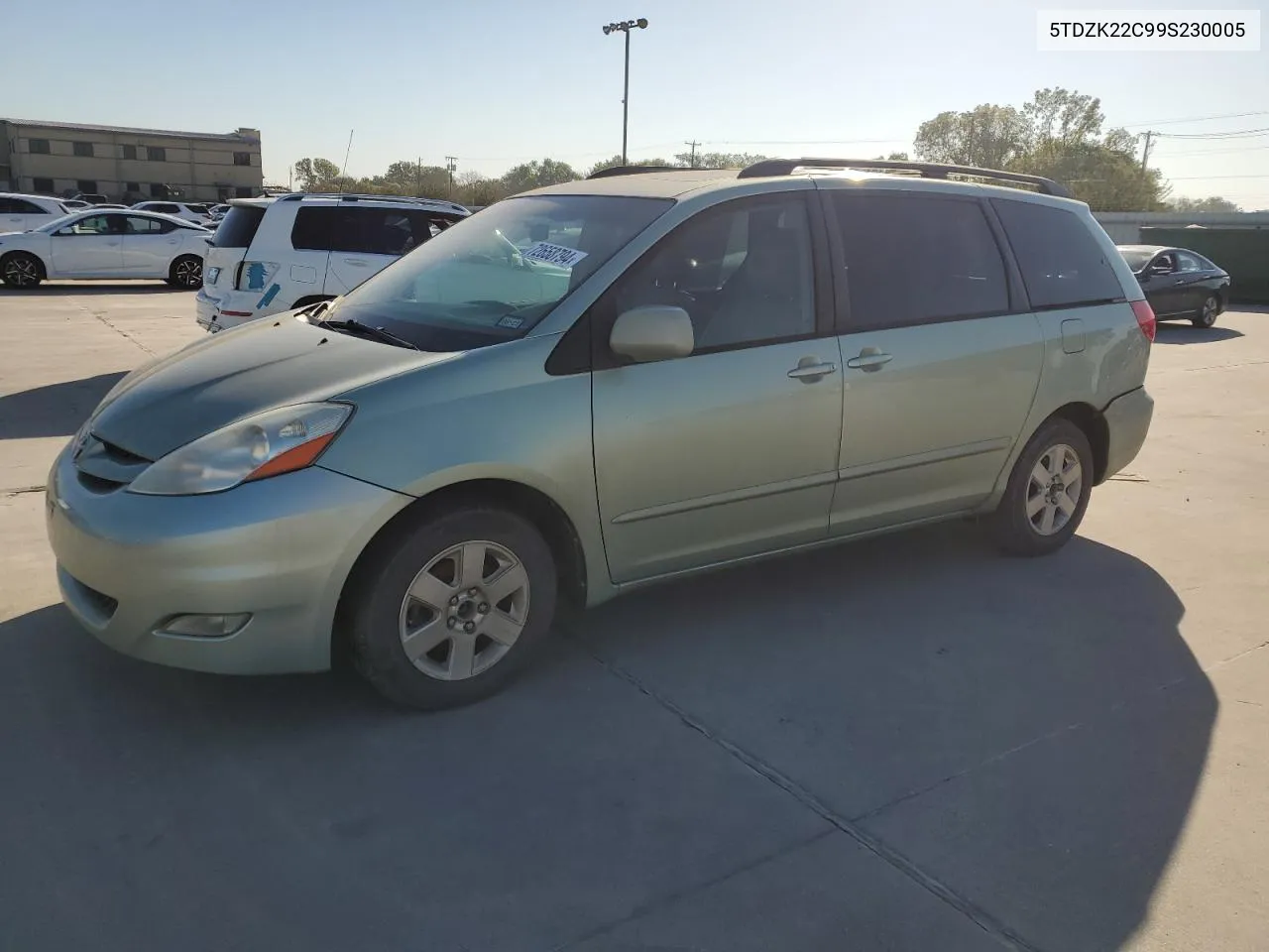 2009 Toyota Sienna Xle VIN: 5TDZK22C99S230005 Lot: 72658794