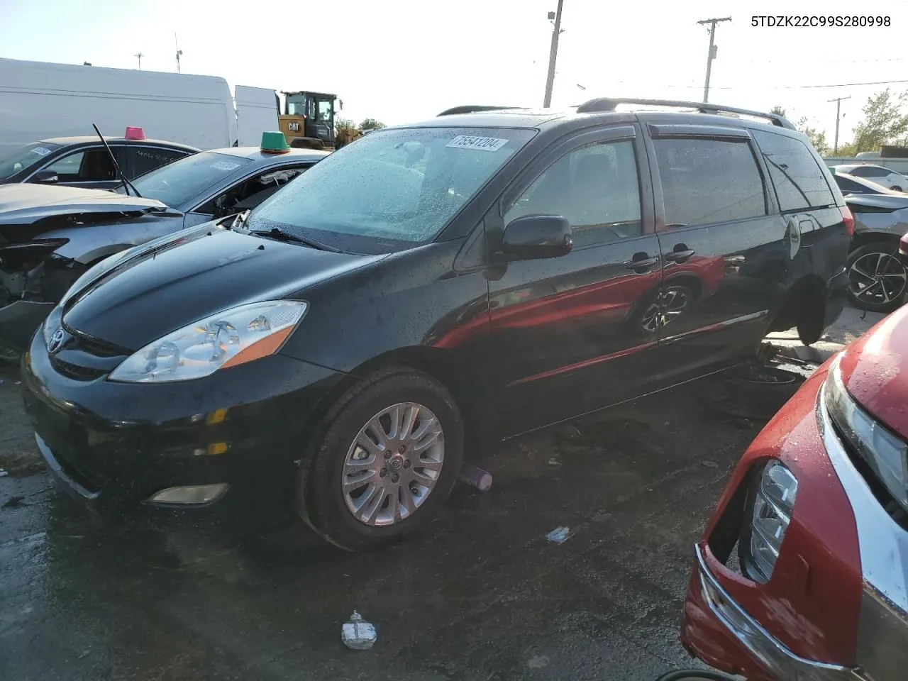 2009 Toyota Sienna Xle VIN: 5TDZK22C99S280998 Lot: 75541204