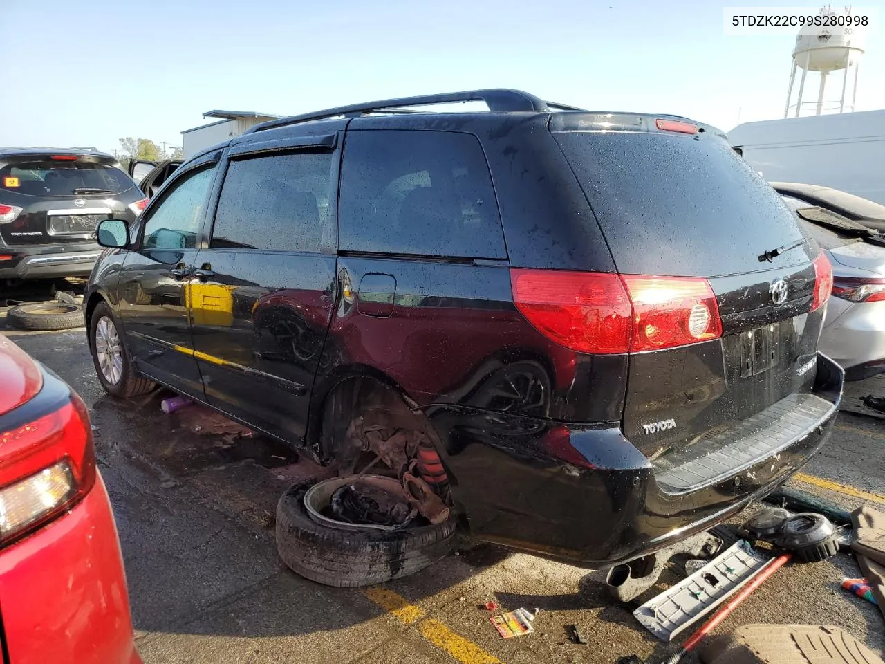 2009 Toyota Sienna Xle VIN: 5TDZK22C99S280998 Lot: 75541204