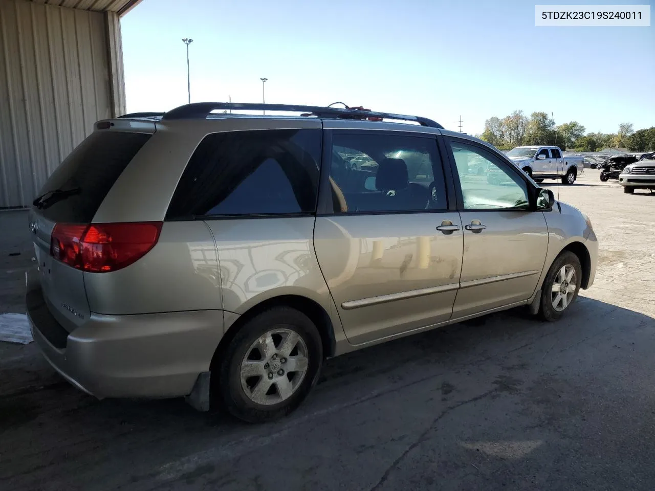 2009 Toyota Sienna Ce VIN: 5TDZK23C19S240011 Lot: 75553864