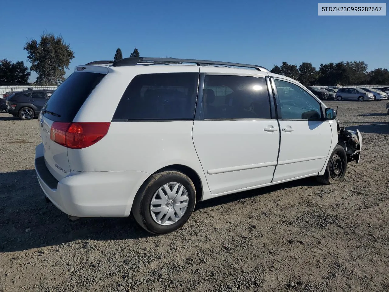 2009 Toyota Sienna Ce VIN: 5TDZK23C99S282667 Lot: 75871504