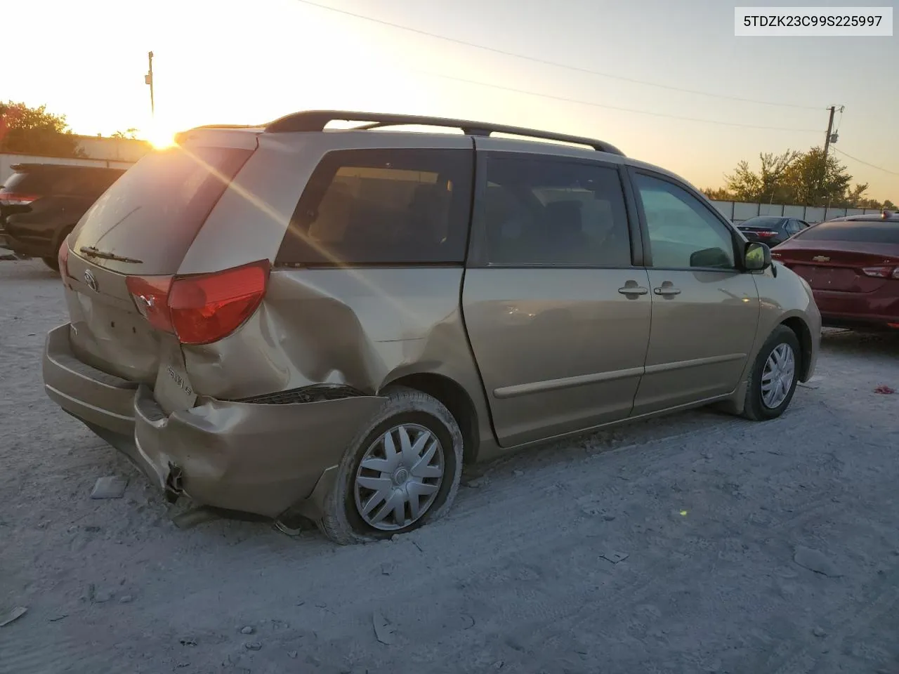 2009 Toyota Sienna Ce VIN: 5TDZK23C99S225997 Lot: 77388684