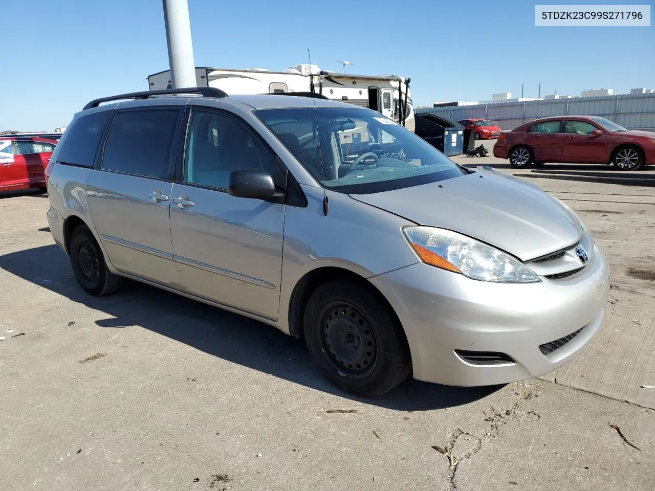 2009 Toyota Sienna Ce VIN: 5TDZK23C99S271796 Lot: 77624034