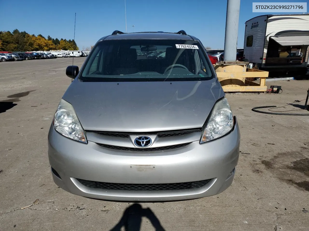 2009 Toyota Sienna Ce VIN: 5TDZK23C99S271796 Lot: 77624034