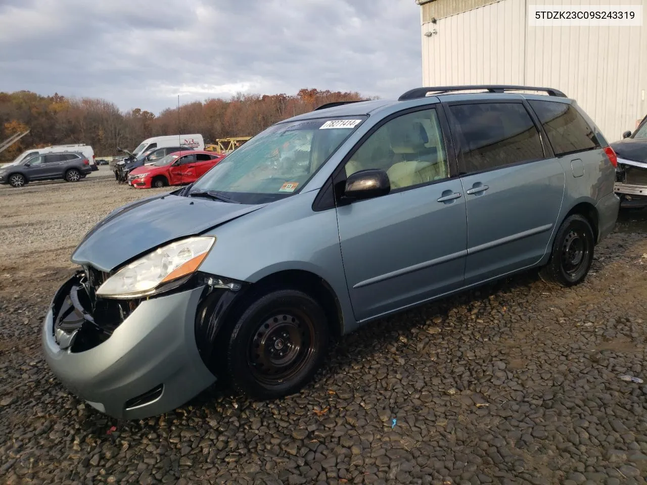 5TDZK23C09S243319 2009 Toyota Sienna Ce