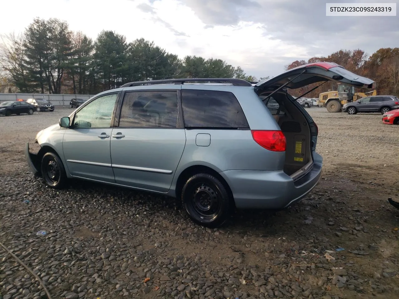 5TDZK23C09S243319 2009 Toyota Sienna Ce