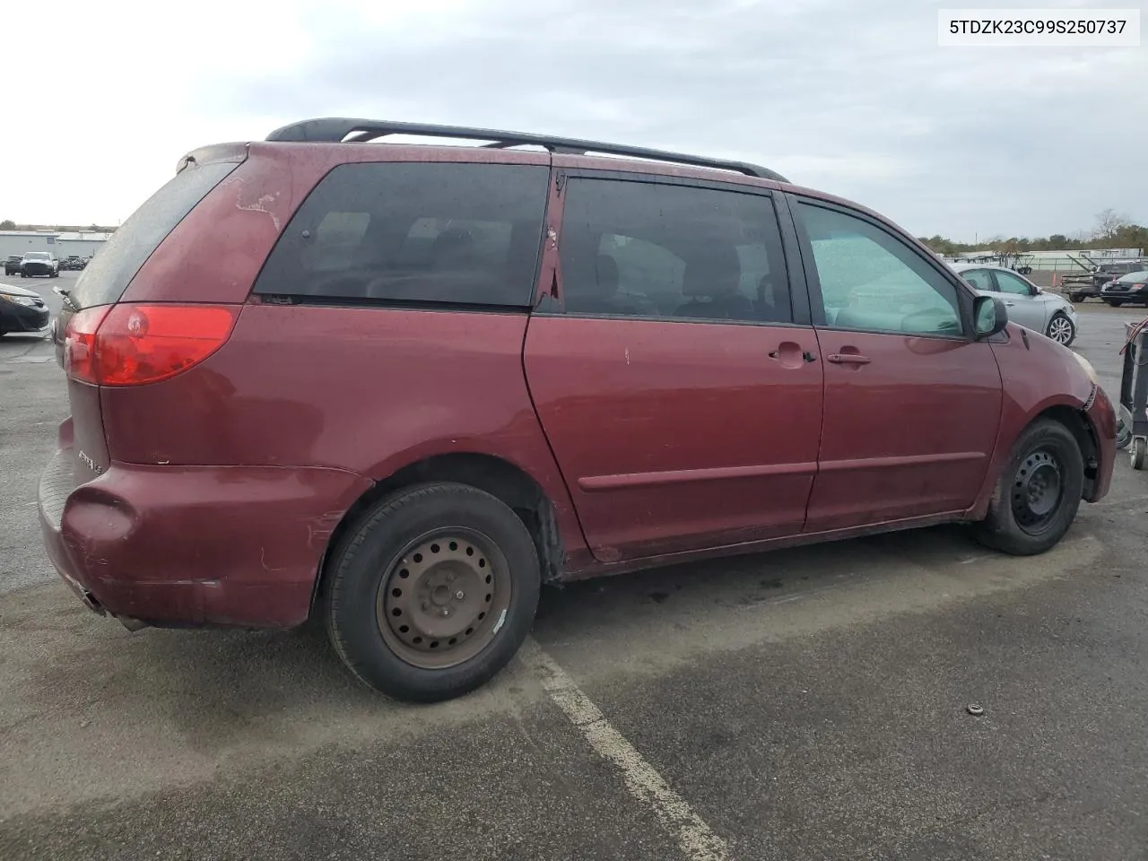 2009 Toyota Sienna Ce VIN: 5TDZK23C99S250737 Lot: 78658684