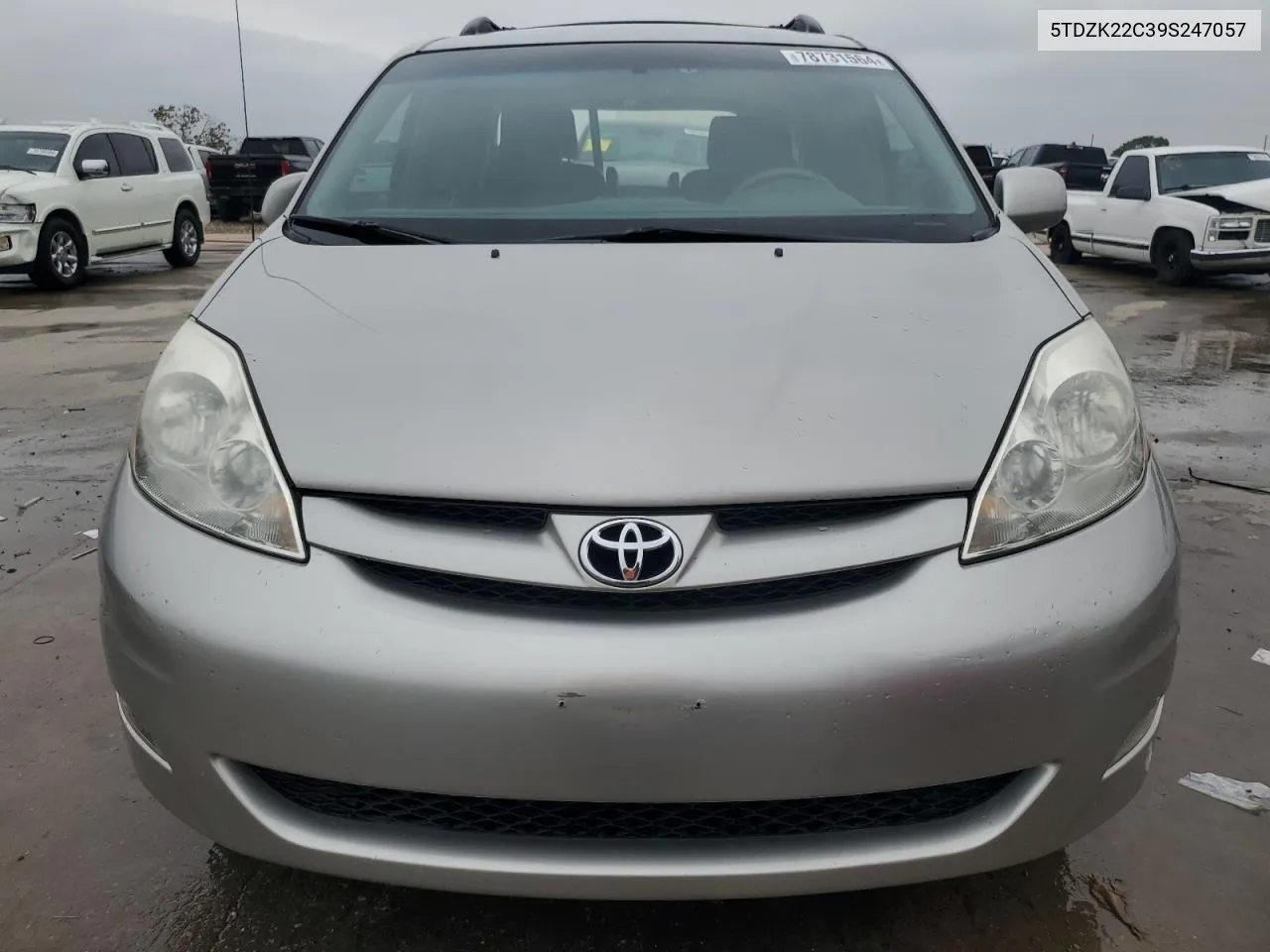 5TDZK22C39S247057 2009 Toyota Sienna Xle