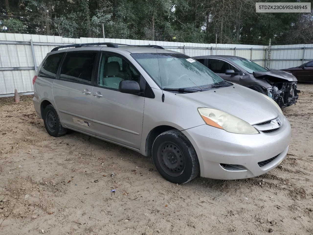 2009 Toyota Sienna Ce VIN: 5TDZK23C69S248945 Lot: 79904314