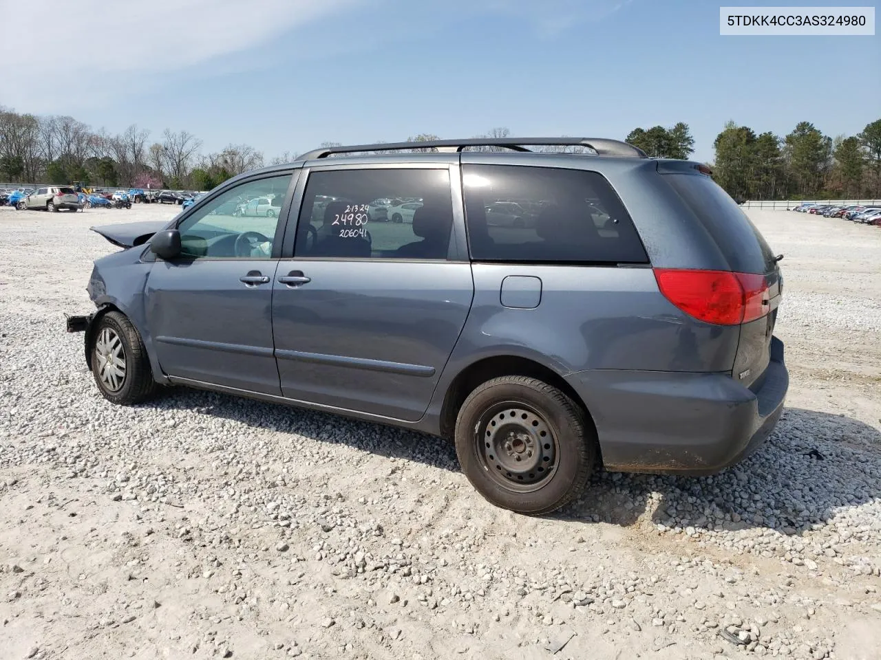 5TDKK4CC3AS324980 2010 Toyota Sienna Ce