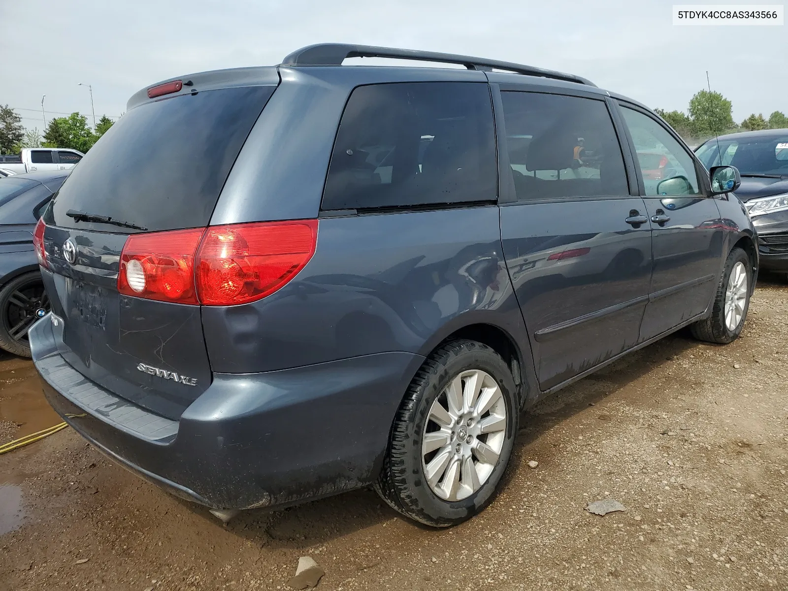 2010 Toyota Sienna Xle VIN: 5TDYK4CC8AS343566 Lot: 54707844