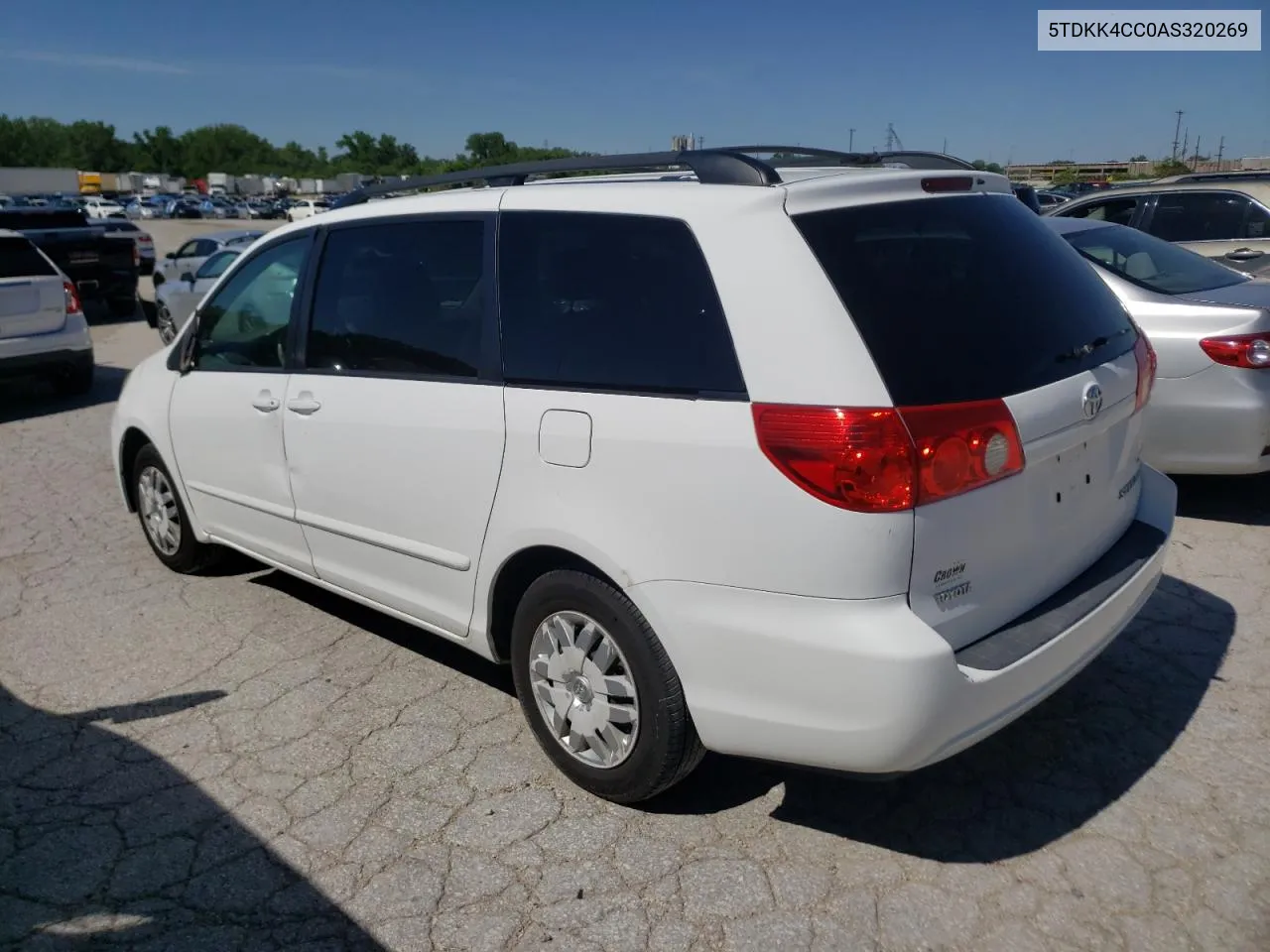 2010 Toyota Sienna Ce VIN: 5TDKK4CC0AS320269 Lot: 57501954