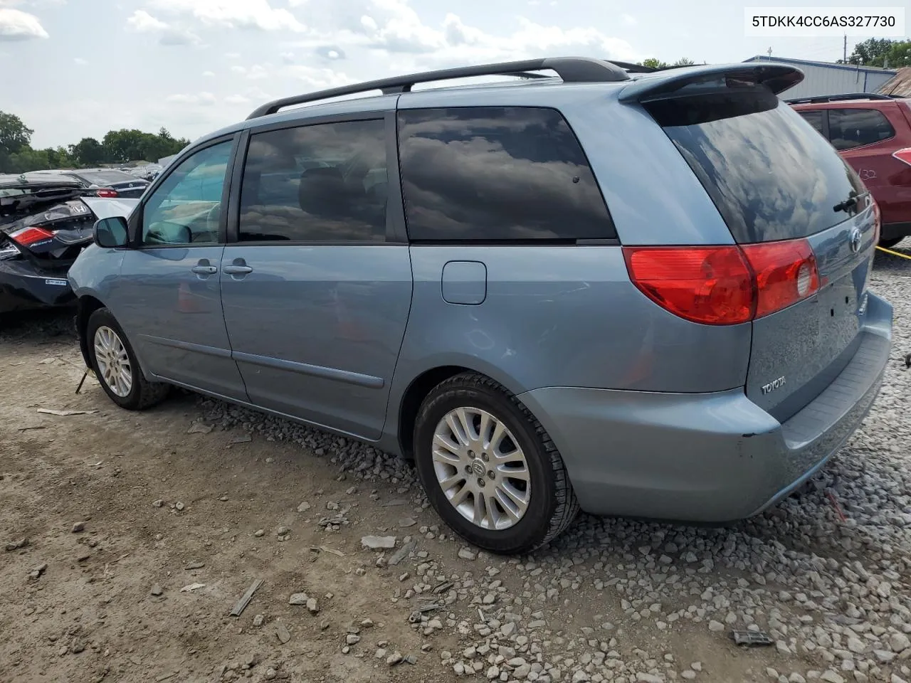 2010 Toyota Sienna Ce VIN: 5TDKK4CC6AS327730 Lot: 63082074