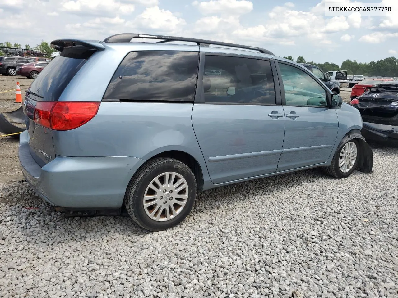 2010 Toyota Sienna Ce VIN: 5TDKK4CC6AS327730 Lot: 63082074