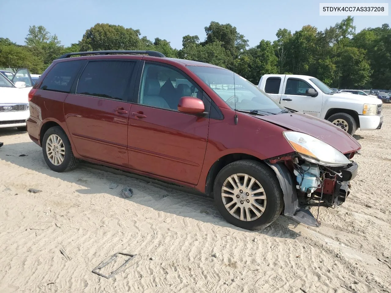 2010 Toyota Sienna Xle VIN: 5TDYK4CC7AS337208 Lot: 66851334