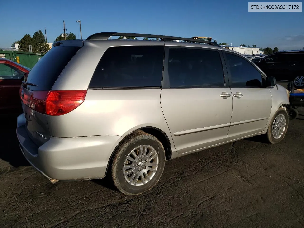 2010 Toyota Sienna Ce VIN: 5TDKK4CC3AS317172 Lot: 67876094