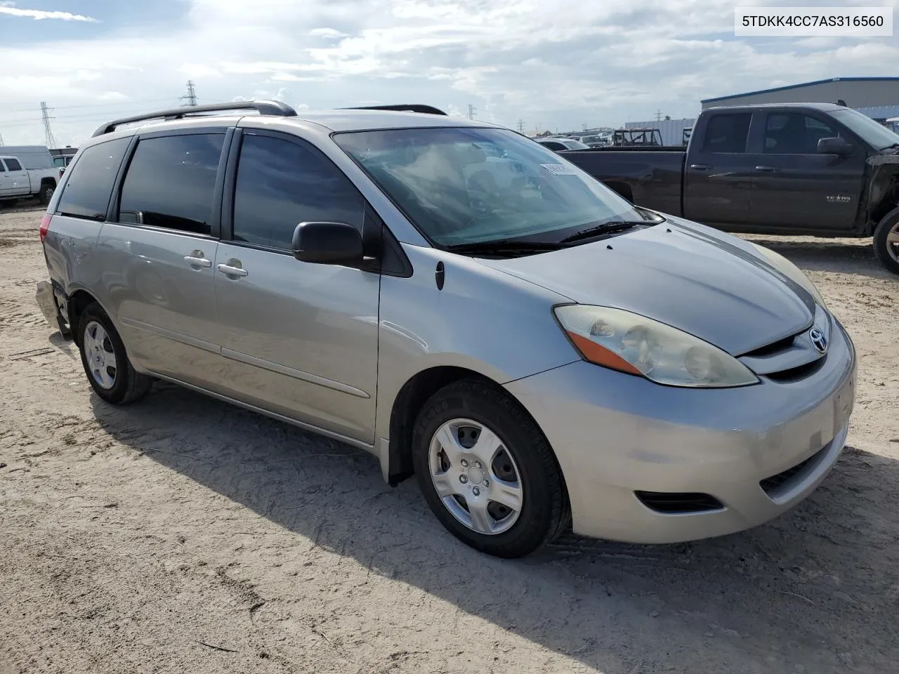 5TDKK4CC7AS316560 2010 Toyota Sienna Ce