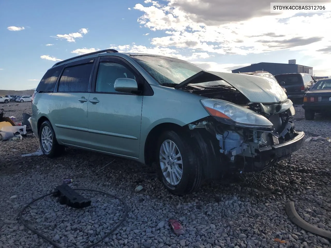 2010 Toyota Sienna Xle VIN: 5TDYK4CC8AS312706 Lot: 68749594