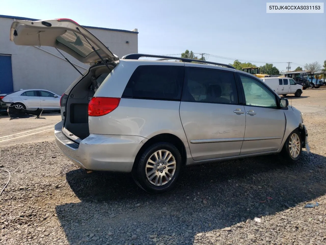 2010 Toyota Sienna Le VIN: 5TDJK4CCXAS031153 Lot: 69638924