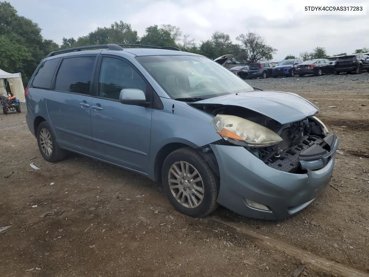 2010 Toyota Sienna Xle VIN: 5TDYK4CC9AS317283 Lot: 69664954