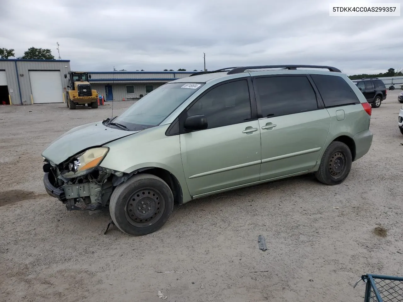 2010 Toyota Sienna Ce VIN: 5TDKK4CC0AS299357 Lot: 69746604