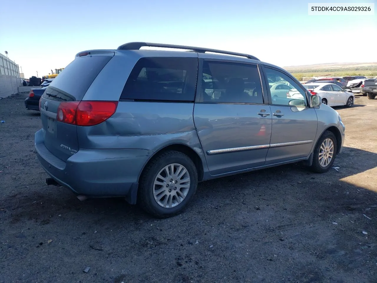 2010 Toyota Sienna Xle VIN: 5TDDK4CC9AS029326 Lot: 70001854