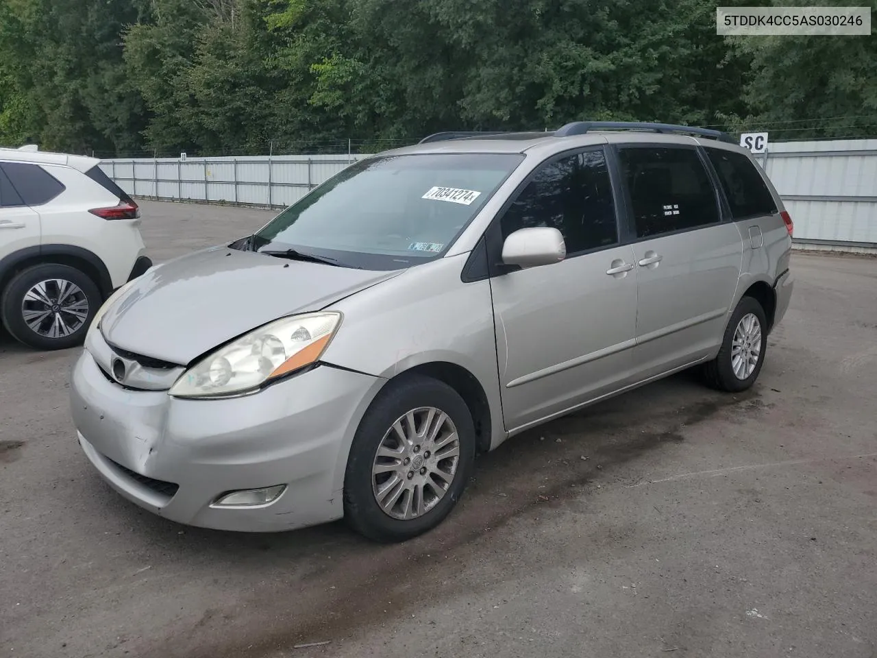 2010 Toyota Sienna Xle VIN: 5TDDK4CC5AS030246 Lot: 70341274