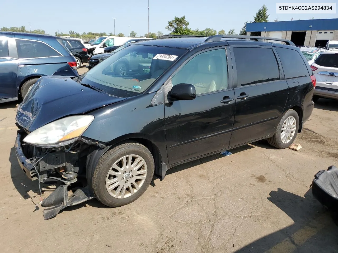 2010 Toyota Sienna Xle VIN: 5TDYK4CC2AS294834 Lot: 71064784