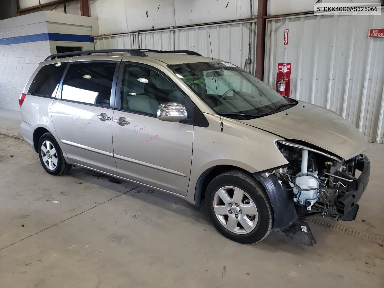 2010 Toyota Sienna Ce VIN: 5TDKK4CC0AS325066 Lot: 71307254