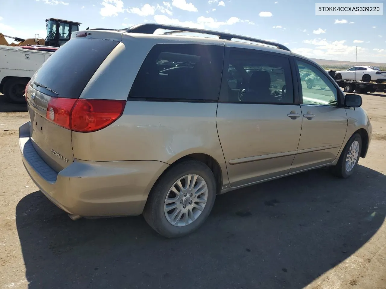 2010 Toyota Sienna Ce VIN: 5TDKK4CCXAS339220 Lot: 71671094